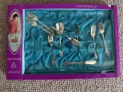 Grosvenor Gainsborough Vintage silverware cake fork set brand new High Tea