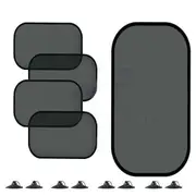 5pcs Car Side and Rear Window Sun Shade Mesh