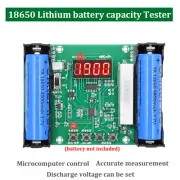 18650 Lithium Battery Capacity Detector mAH/wAH Digital Display Discharge Tester