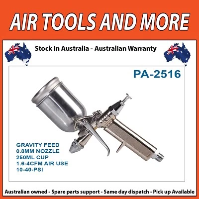 PROTON AIR PA-2516 0.8mm Gravity Feed Spray Gun