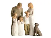 Willow Tree Family My Girls Father Daughters Mother Son Dog Dark by Susan Lordi