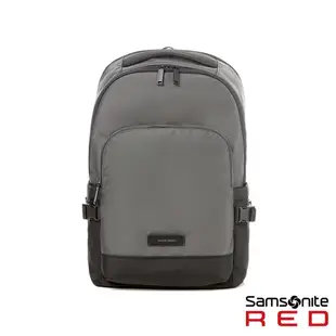 Samsonite RED 新秀麗 筆電後背包/電腦包/雙肩包15.6吋 LORNNE 輕量休閒多功能_黑/灰/卡其