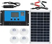 Solar Panel, 8W Solar Panel, Solar Module, Photovoltaic Panel, Rechargeable Battery Panel, Outdoor Power Supply for Motorhome, Car, Boat, Camping Shelter