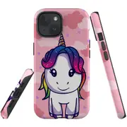 For iPhone 15 Plus Case, Shielding Cover, Cute Unicorn