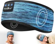Sleep Headphones Bluetooth 5.4 Headband, Wireless Music Sleeping Mask Headphones