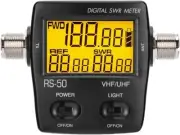 Digital VHF/UHF 125-525Mhz Watt Meter SWR Meter Portable Short Wave Standing Wav
