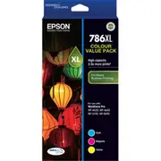 Epson 786XL 3 Col Value Pack C13T787592