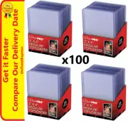 100 x Ultra Pro CLEAR TOPLOADER Rigid Protector 35pt TOP LOADERS LOADERS