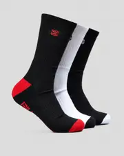 [Billabong] Billabong Men's Bracket Wave Socks 3 Pack Size 11-14 11-14 Multicolor