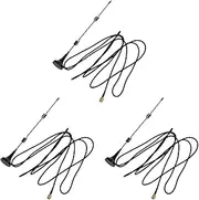 3X WiFi Antenna Booster 7DBi 2.4GHz for Wireless LAN WLAN