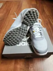 Women's Adidas AlphaFlex Sport Spikeless Golf Shoes size 6.5 M White/Glory Grey