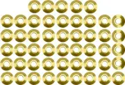 Poolzilla Pool Safety Cover Brass Beauty Collar Disc Rings - 50 Pack - Univer...
