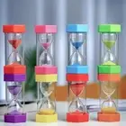 Glass Hourglass Timer Colorful Sand Timer for Games Classroom Kids