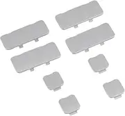 ADCCH Roof Rack Rail End Luggage Cover Shell Cap Replacement Black ABS Roof Rack Rail End Covers 4PCS Compatible for Toyota Highlander 2015-2019 Waterproof Replacement Shells Car-Styling