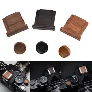 Wooden Soft Shutter Button & Hot Shoe Cover Kits For Nikon ZF Camera