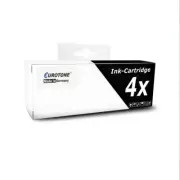 4x Eurotone Ink T7901 Black Size XXL Alternative for Epson WF4640DTWF