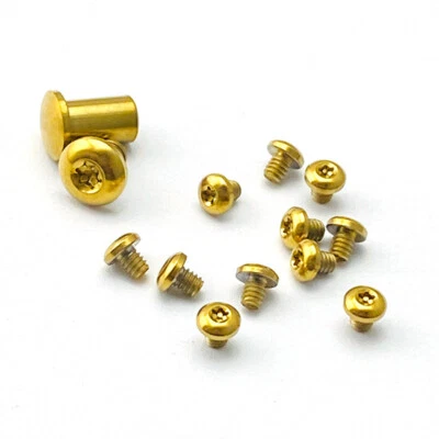 1 Set Titanium Spindle Pivot Screw Gold For Benchmade Bugout 535 Folding Knifes