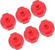WHAMVOX 6PCS Quick Release Plastic Cymbal Nuts for Jazz Drum Kits Lightweight Drum Replacement Parts Sturdy and Durable Accessories for Percussion Instruments