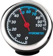 Automobile Dashboard Decor Luminous Mechanical Hygrometer Thermometer Car Hygrometer Car Supplies