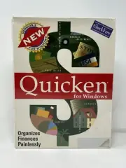 Intuit Quicken Version 3 for Windows 3.1 Vintage 3.5 Floppy Disks