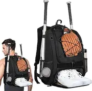 Baseball Bag - Baseball Backpack for Kids, Baseball Bat Bag | Portable Baseball Backpack with Shoe Compartment, Large Capacity Baseball Bat Bag, Baseball Bat Bag