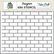 Echo Park Stencil 6"X6"-Subway Tiles Small, Good To Be Home TH336033