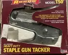 Vintage Arrow T-50 Heavy Duty Stapler Gun Tacker. In original box. Tested- works