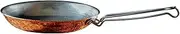 [Sertodo Copper] Skillet Pan, 10 inch Diameter, Pure Copper, Heavy Gauge, Hand Hammered, Patented Stainless Steel Handles