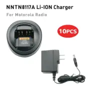 10X NNTN8117A Li-ion Charger For Motorola DP3400 DP4400 APX1000 APX2000 PMNN4407
