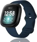 Silicone Sport Bands Replacement Strap Compatible for Fitbit Versa 3/Fitbit