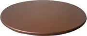 Stretch Tablecloth Table Cover Cloth for 44" to 48" Round Table Elastic Edge Protector Table Cloth for Outdoor Camping Picnic, Coffee Color