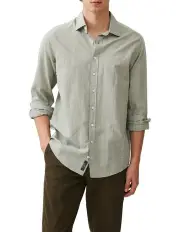 [Rodd & Gunn] Ingleton Long Sleeve Shirt in Eucalyptus