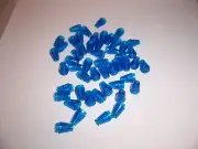 LEGO - Transparent Dark Blue - 1x1 CONES - (50 pcs) - NEW!
