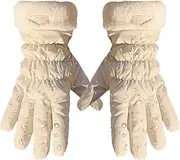 [Whnbuij] Warm Gloves | Screen-touching Windproof Mitten,Windproof Mitten for Women, Thick Warm Gloves for Cycling and Outdoors