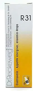 Dr.Reckeweg Germany R31 Appetite energiser, anaemia drops (22ml) Homeopathic Drop