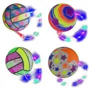 Flashing Ball Luminous Ball Toy Inflatable Bouncy Ball Boys Girl Electronic Gift