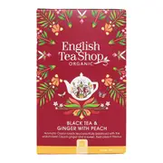 English Tea Shop Black Tea & Ginger with Peach Tea | Flora & Fauna AU
