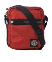 ECONYL zip-fastening messenger bag One size Scarlet