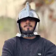 Medieval Knight European Closed Face Burgonet Helmet-Larp Cosplay & Roleplay