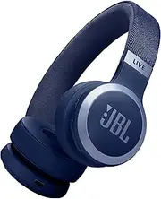 JBL Live 670NC, JBL Signature Sound and Surround Sound, Bluetooth 5.3 with LE Audio Supported (*), True Adaptive Noise Cancelling with Smart Ambient, Blue