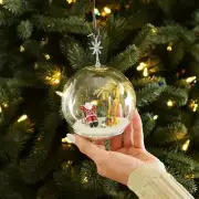 Michael ARam Island Santa Snow Globe Ornament, #132445- nib