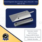 OC-60 NC NO Alarm Rolling Gate Door Contact Magnetic Reed Switch