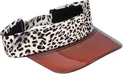 [BESTYASH] Leopard Print Cap Visor for Women Leopard Pattern Cap Visors for Women Visor Hats for Women Bonnet for Running Visor Fashionable Cap Mens Visor Hat Sun Hat Men Plastic Yellow