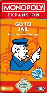 Monopoly Card Game Expansion Go to Jail