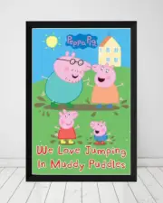 Peppa Pig - Muddy Puddles *Framed* Large Poster (90cm x 60cm) Ready to Hang