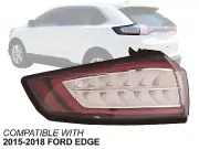 Outer LED Tail Lamp for 2015 16 17 18 Ford Edge SE SEL Driver Side HT4Z13405E (for: Ford)
