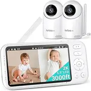 Jartoo JT-VBM002 Non-WiFi Video Baby Monitor with Two Cameras