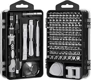 TEDFLOP 115-Piece Magnetic Screwdriver Set Kit, Professional Precision Tool Kit1141,Laptop Screw Drive Repair Screwdriver Tool for Computer, Phone, Tablet, Camera, PC, Watch