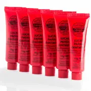 LUCAS' PAPAW OINTMENT Remedies 6 x 15g Pawpaw Cream Paw Paw with Lip Applicator