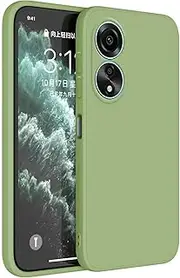 [Topme] Mobile Phone Case for Oppo A78 (4G) (6.43 Inches) Protective Case, Skin Protection, Made of TPU Silicone Case - Matcha Green
